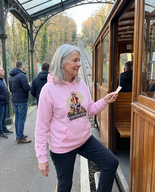 Globetrotting Goddess Grey Unisex Hoodie