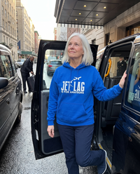 Jet Lag Is For Amateurs - White Unisex Hoodie