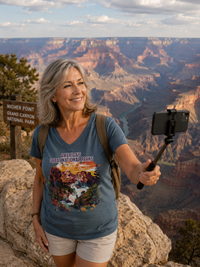 National Parks Women’s relaxed v-neck t-shirt