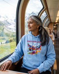 Switzerland Train 2 Unisex Hoodie