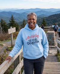 Adventure Before Dementia Retro Script Unisex Hoodie