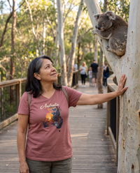 Australia Women’s relaxed v-neck t-shirt
