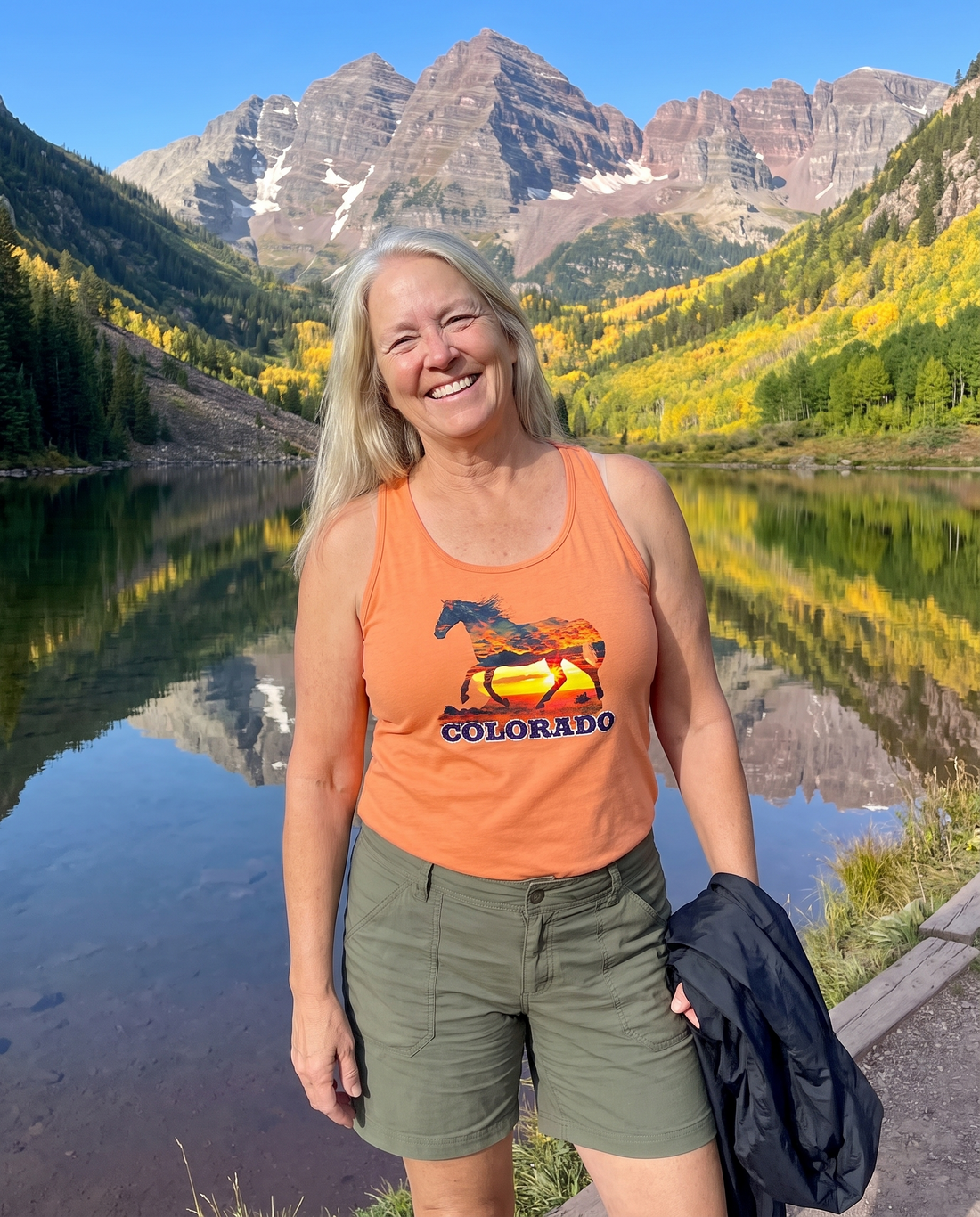 Colorado Women’s fitted racerback tank top