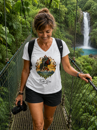 Costa Rica Women’s relaxed v-neck t-shirt