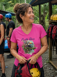 Costa Rica Toucan Women’s relaxed v-neck t-shirt