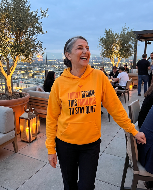 Fabulous Orange Martini Unisex Hoodie