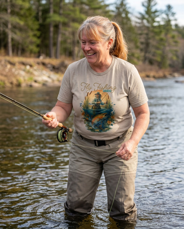 Fly Fishing Maine - Women's Relaxed T-Shirt
