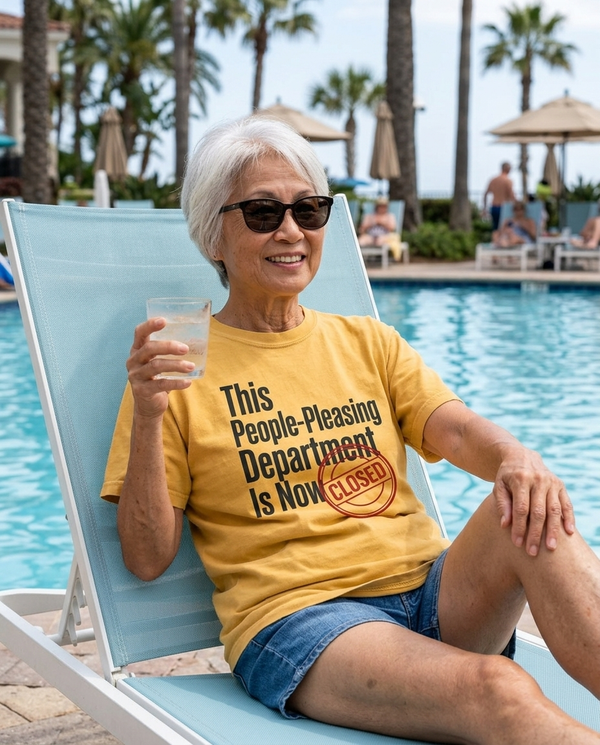 People-Pleasing Department Is Closed Heavyweight T-Shirt