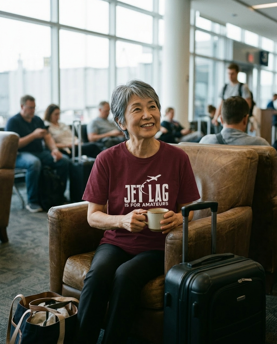 Jet Lag Is For Amateurs - Women's Relaxed T-Shirt