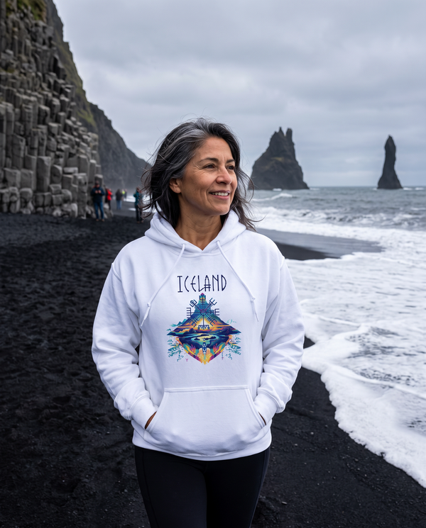 Iceland Compass Unisex Hoodie