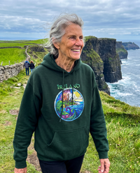 Ireland Stained Glass Unisex Hoodie