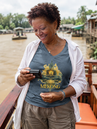 Mekong Women’s relaxed v-neck t-shirt