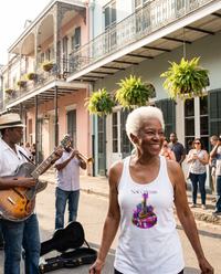 New Orleans Women’s fitted racerback tank top