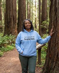 Not Escaping Serif Unisex Hoodie