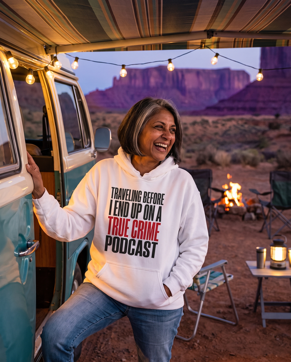 True Crime Red-Black Unisex Hoodie